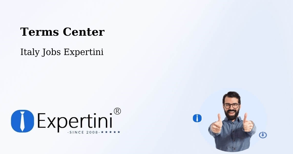 Terms of Service – Bresso - Italy Jobs Expertini
